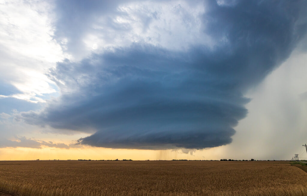 Supercell near Hydro