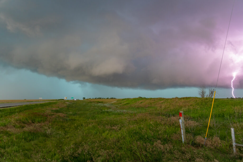 Storm near Mayfield Kansas